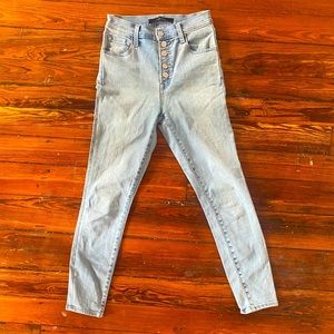 J brand jeans size 25 stretch with button fly